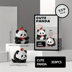 Panda Building Blocks DIY Educational Toys Gift