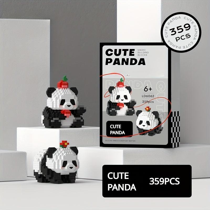 Panda Building Blocks DIY Educational Toys Gift