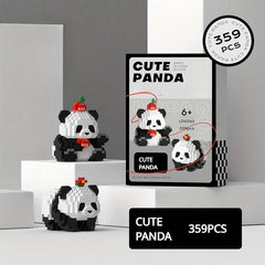 Panda Building Blocks DIY Educational Toys Gift