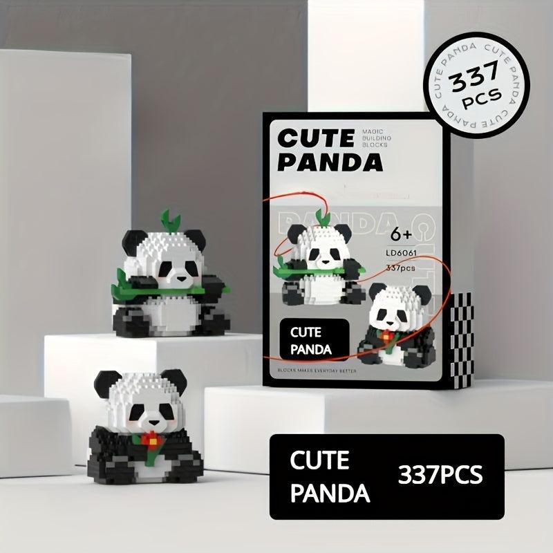 Panda Building Blocks DIY Educational Toys Gift