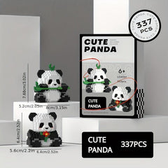 Panda Building Blocks DIY Educational Toys Gift