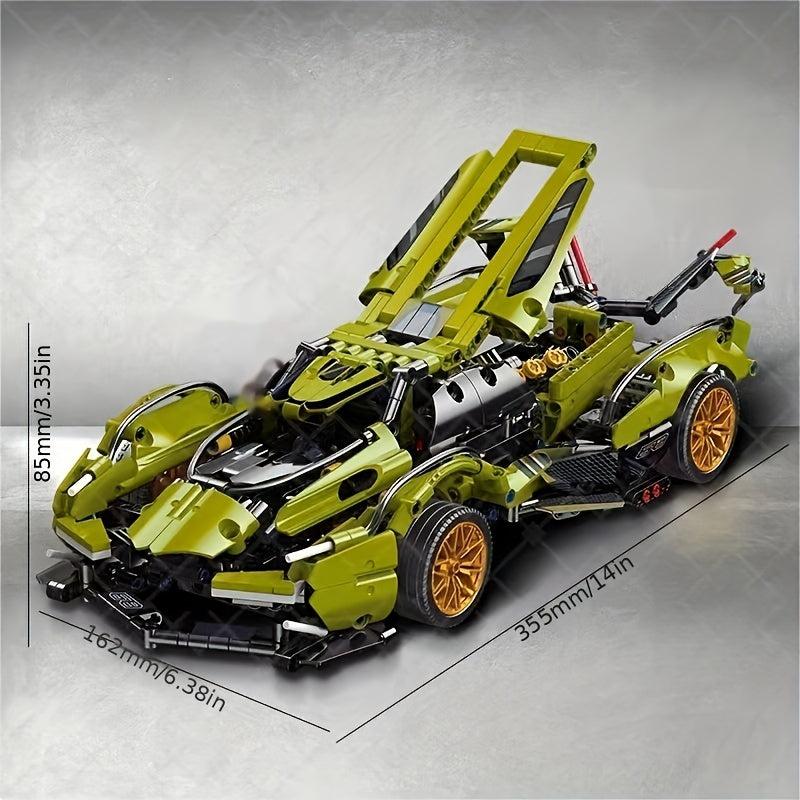1039pcs Sports Car 1 14 Building Blocks Set Race Cars Collectible Model Car