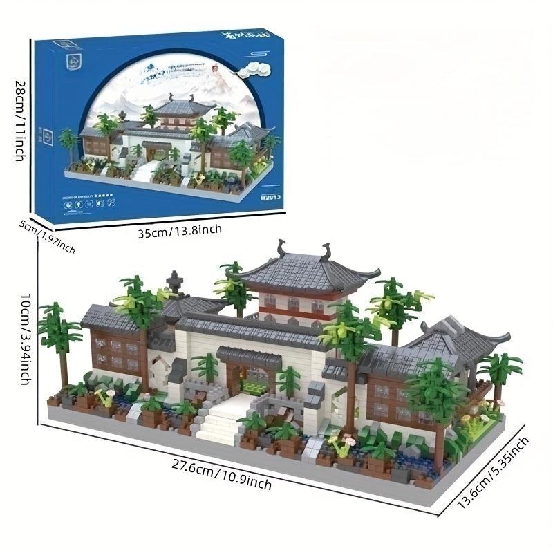 Suzhou Garden Style Building Blocks Educational Puzzle Toys