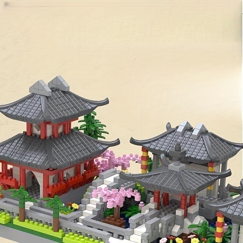 Suzhou Garden Style Building Blocks Educational Puzzle Toys