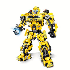 Classic Robot Car Building Blocks Deformable Model Building Blocks