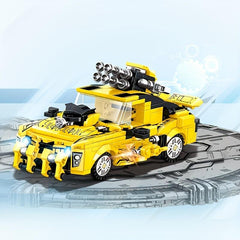 Classic Robot Car Building Blocks Deformable Model Building Blocks
