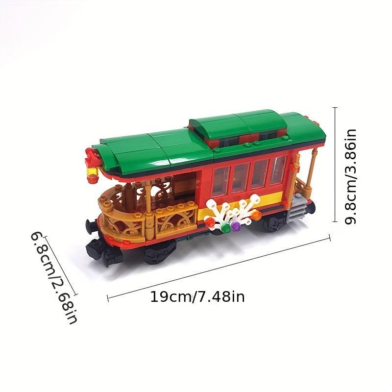 Building Blocks Christmas Train Carriage for Boys