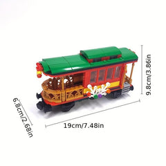 Building Blocks Christmas Train Carriage for Boys