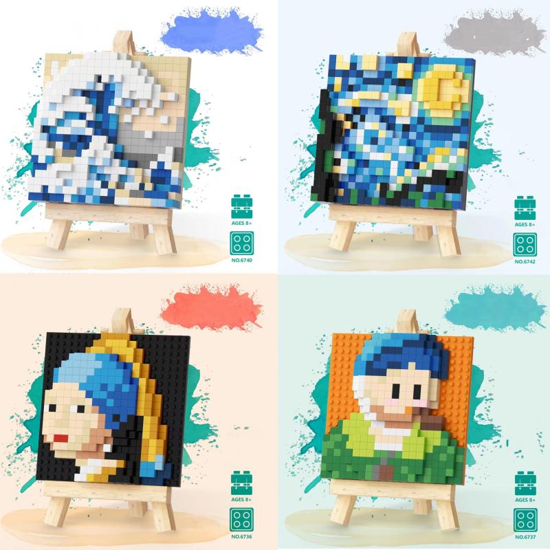 DIY Painting Building Blocks Toy for Kids