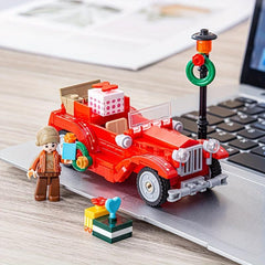 Building Blocks Assembly Toy Christmas Gift Car Desktop Ornament Model Toy