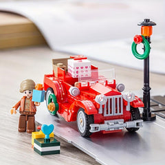 Building Blocks Assembly Toy Christmas Gift Car Desktop Ornament Model Toy