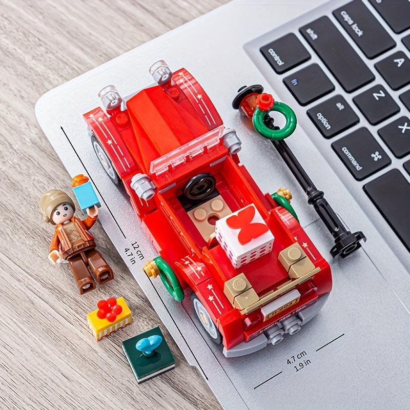 Building Blocks Assembly Toy Christmas Gift Car Desktop Ornament Model Toy