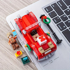 Building Blocks Assembly Toy Christmas Gift Car Desktop Ornament Model Toy