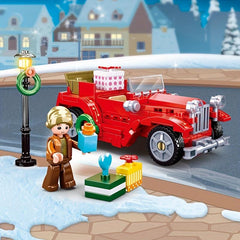Building Blocks Assembly Toy Christmas Gift Car Desktop Ornament Model Toy