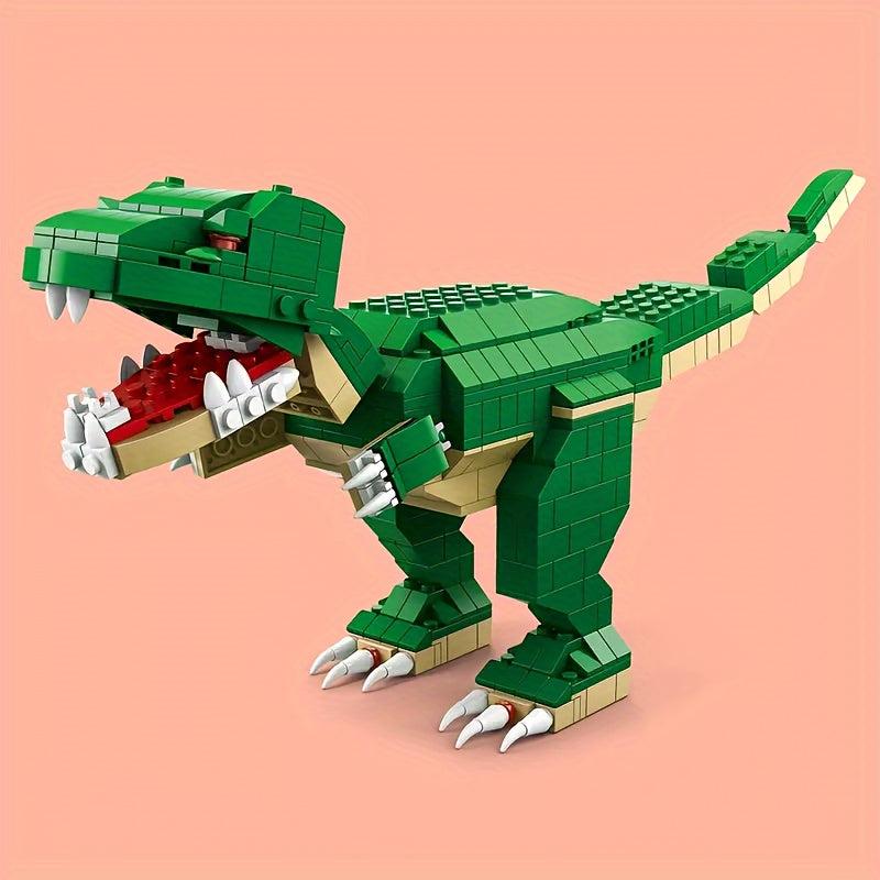 6 In 1 Dinosaur Building Blocks 7pcs Assembly Shapes Educational DIY Toys
