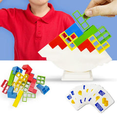 Balance Stacked Tower Game Building Blocks for Children
