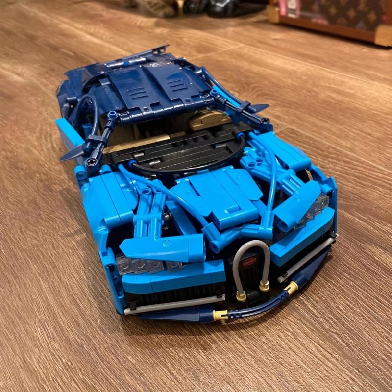1408pcs Racing Car Building Blocks 1:14 Sports Car Model DIY Gift