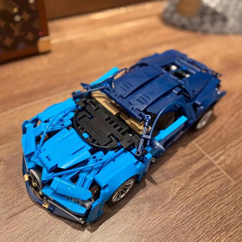 1408pcs Racing Car Building Blocks 1:14 Sports Car Model DIY Gift