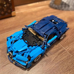 1408pcs Racing Car Building Blocks 1:14 Sports Car Model DIY Gift