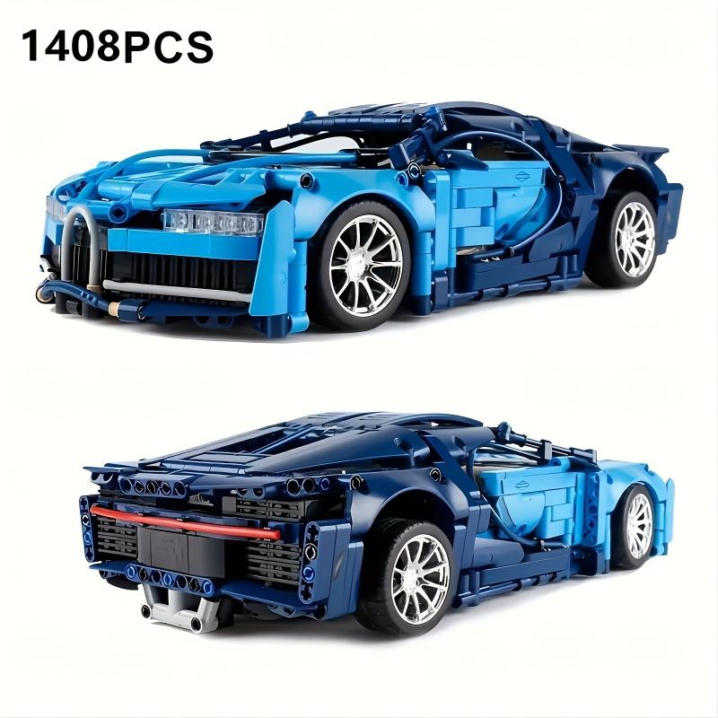 1408pcs Racing Car Building Blocks 1:14 Sports Car Model DIY Gift