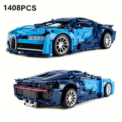 1408pcs Racing Car Building Blocks 1:14 Sports Car Model DIY Gift