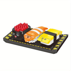 Mini Building Blocks Burger Barbecue Cake Fun Food Toys