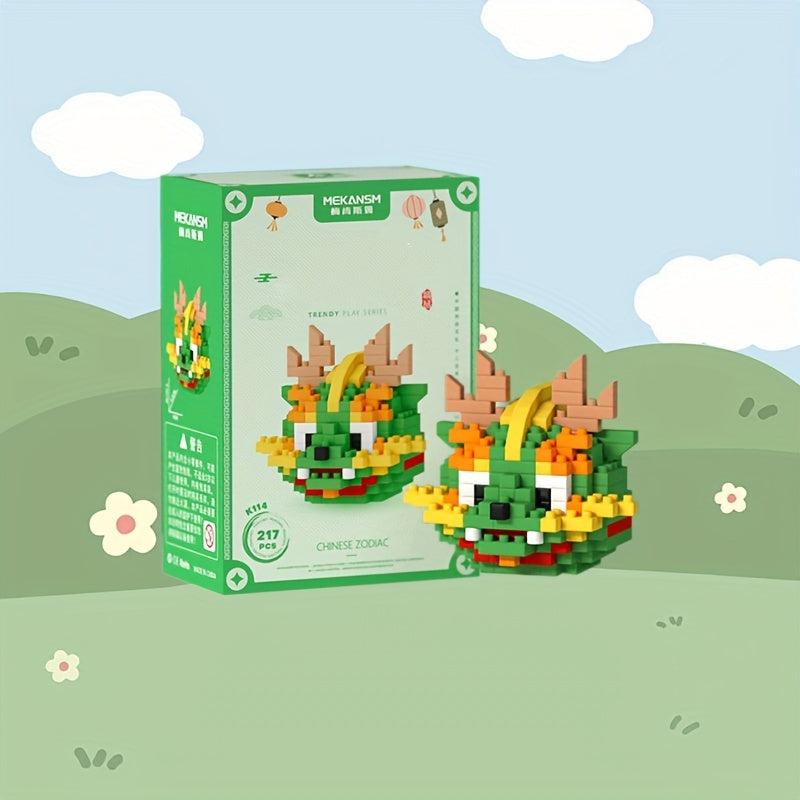Zodiac Animal Building Blocks Gift Room Decoration