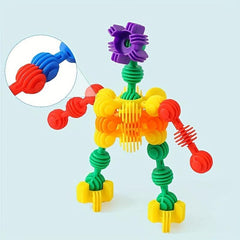 Sunflower DIY Building Blocks Toys 30pcs Educational Assembly Toys
