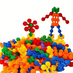 Sunflower DIY Building Blocks Toys 30pcs Educational Assembly Toys