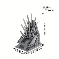Movie Magic Throne Building Blocks Set