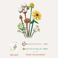 DIY Mini Bonsai Bouquet Building Blocks for Kids