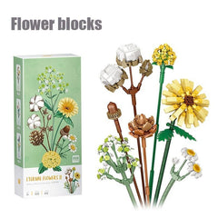DIY Mini Bonsai Bouquet Building Blocks for Kids