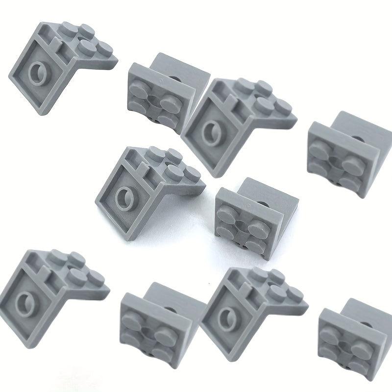 10pcs Right Angle Bracket Building Blocks Accessories Figure Standing Base