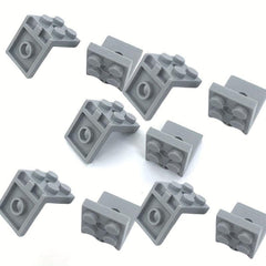 10pcs Right Angle Bracket Building Blocks Accessories Figure Standing Base