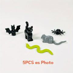 Halloween Pumpkin Head Tombstone Blocks Decoration Toys
