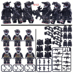 6pcs Figures & Armor Weapons Compatible With Army Soldier