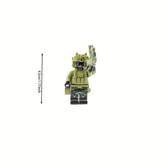 6pcs Figures & Armor Weapons Compatible With Army Soldier