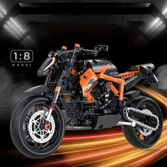 High Tech Motorcycle Racing Bricks Toys Gift For Kids