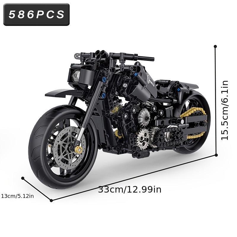 High Tech Motorcycle Racing Bricks Toys Gift For Kids