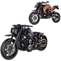 High Tech Motorcycle Racing Bricks Toys Gift For Kids