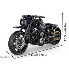 High Tech Motorcycle Racing Bricks Toys Gift For Kids