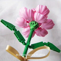 1pc Flower Bouquet Building Blocks Home Decor Birthday