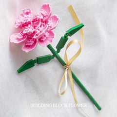 1pc Flower Bouquet Building Blocks Home Decor Birthday