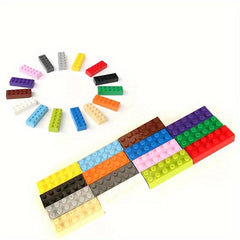 25pcs 2x6 High Bricks Small Building Blocks Multiple Colors DIY Refill Package