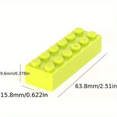 25pcs 2x6 High Bricks Small Building Blocks Multiple Colors DIY Refill Package