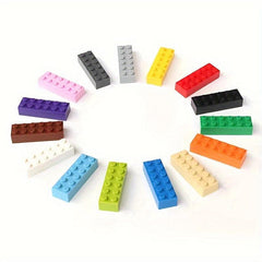 25pcs 2x6 High Bricks Small Building Blocks Multiple Colors DIY Refill Package