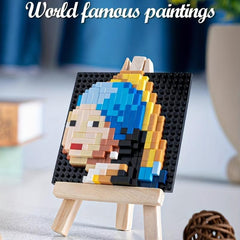 Pearl Earring Painting Building Blocks Educational Toys