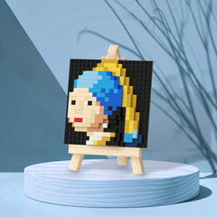 Pearl Earring Painting Building Blocks Educational Toys