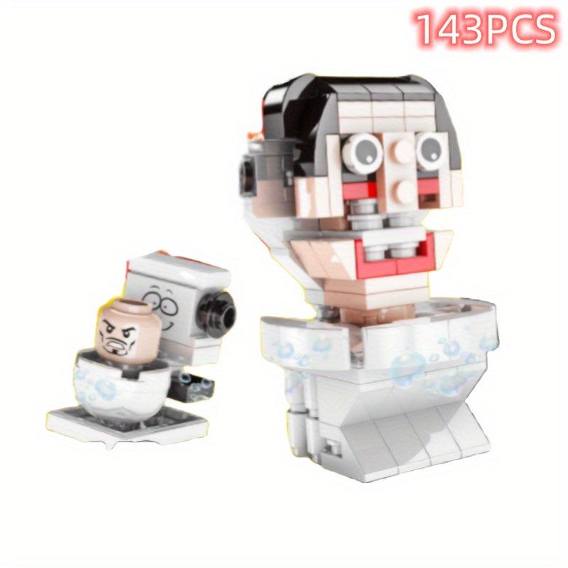 Surveillance Man Sound Man Toilet Stereo TV Monitor Building Blocks Toys