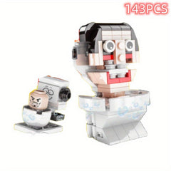 Surveillance Man Sound Man Toilet Stereo TV Monitor Building Blocks Toys